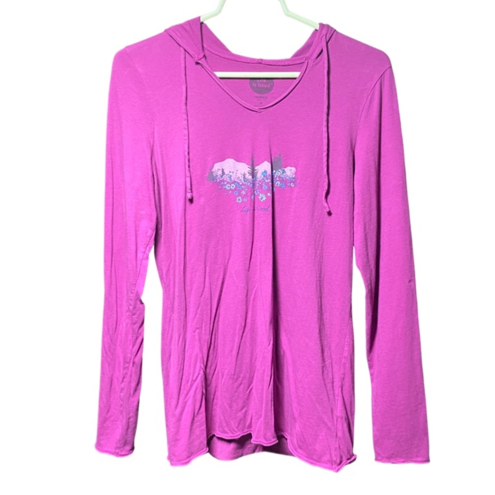 Life Is Good Hooded Shirt